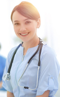 smiling medical assistant